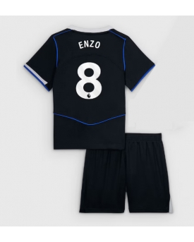 Billige Fotballdrakt Chelsea Enzo Fernandez #8 Replika Tredjedraktsett Barn 2025-26 Kortermet (med bukser)